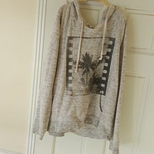 Grey slouchy hoodie